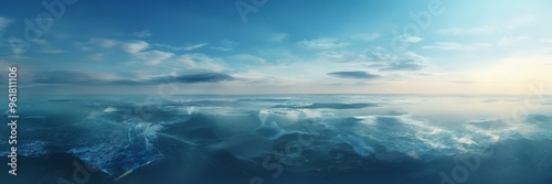 large body water with sky in the background
