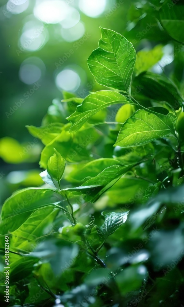 green leaves in the sunlight green leaves in the sunlight
