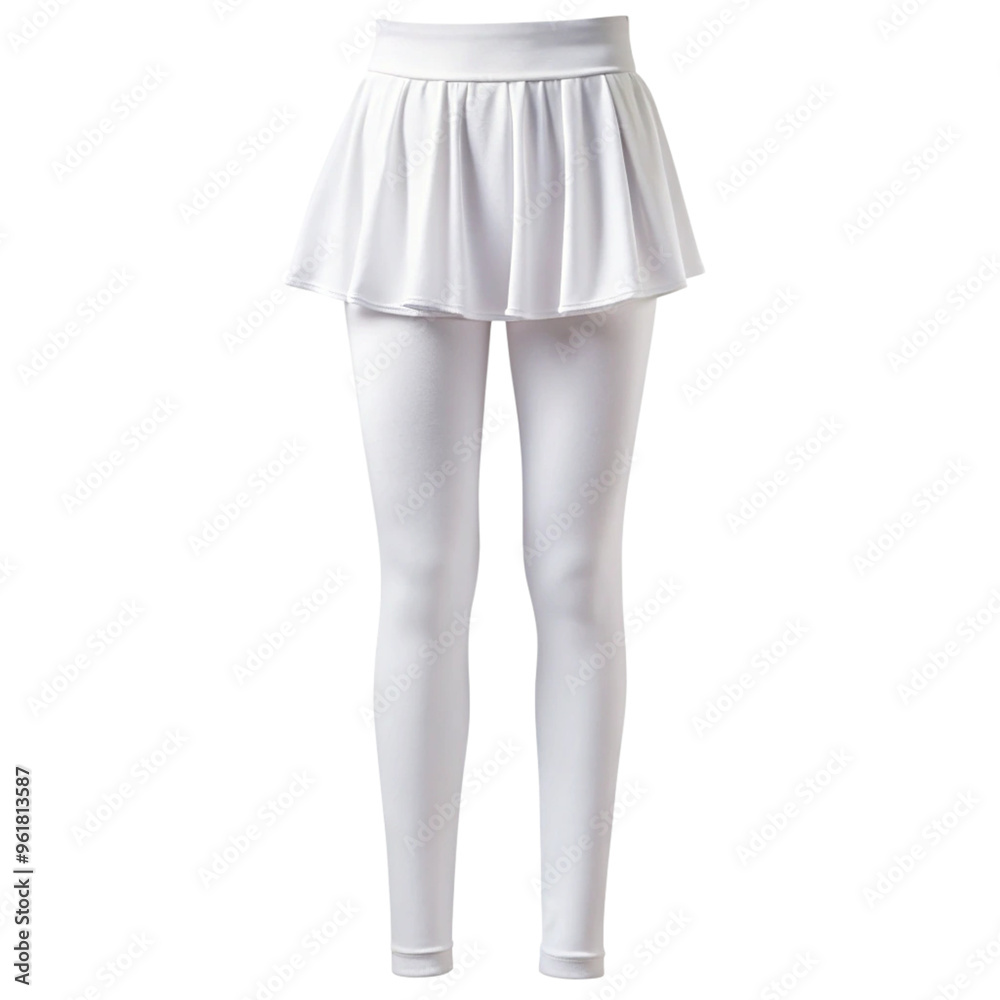Isolated white skirted leggings - Default Template Isolated white skirted leggings - Default Template