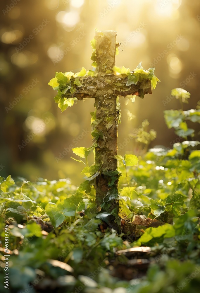 cross made ivys in the woods cross made ivys in the woods