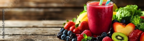 Fresh Vegan Smoothie with C...