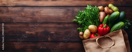 Top down View of Rustic Far...