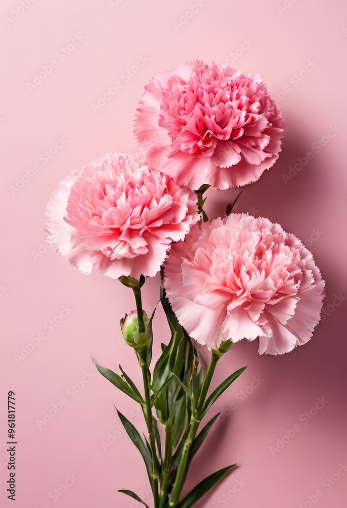 pink carnationa flowers on background pink carnationa flowers on background