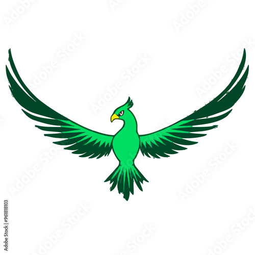 illustration of an bird