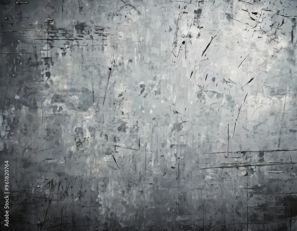 Fototapeta premium gray and black abstract painting with white paint