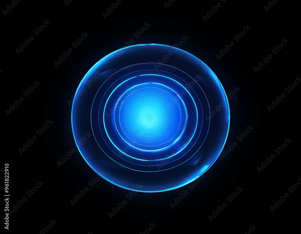 blue light in the middle circle blue light in the middle circle