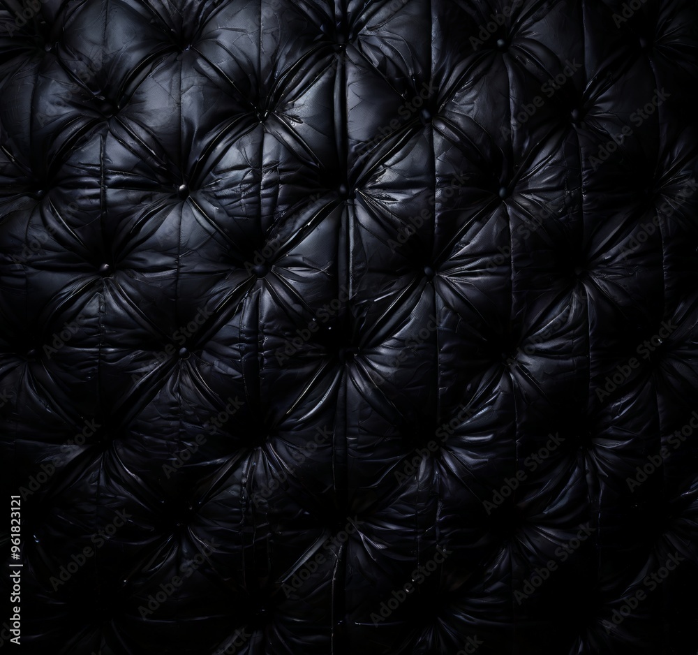 Fototapeta premium black leather texture background