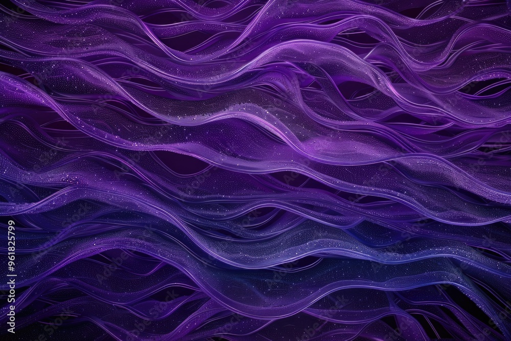 Obraz premium A purple wave with a purple background