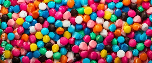 pile colorful candy candys