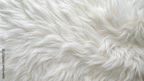 White Fur Fabric Swatch. Perfect for: Winter Fashion, Home Decor, Fashion Shows