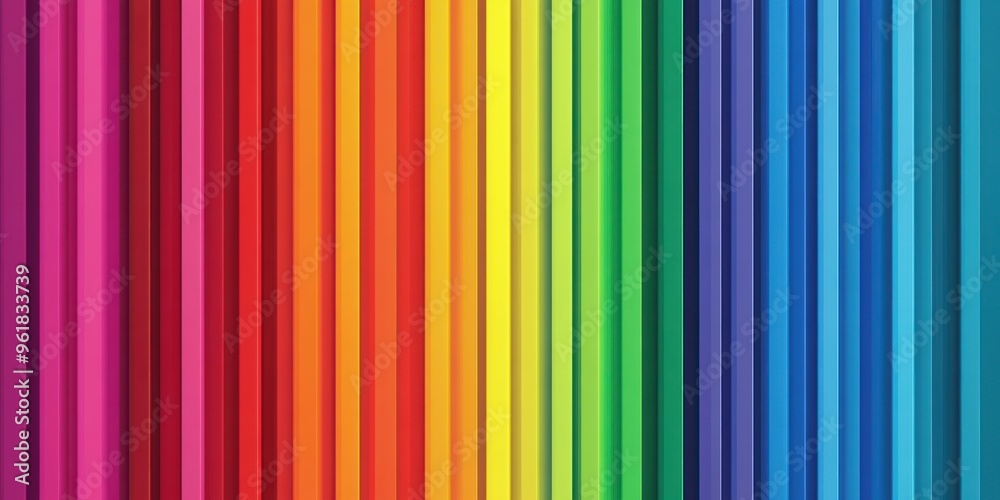 Abstract Colorful Vertical Stripes Pattern