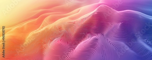 Light topographic contour lines on a subtle gradient background, creating a serene visual effect. Abstract and Minimalistic Design Backgrounds