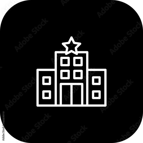 Hotel Vector Icon Design