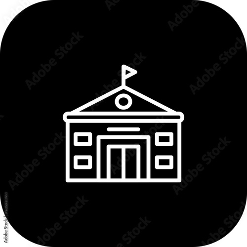 Embassy Vector Icon Design