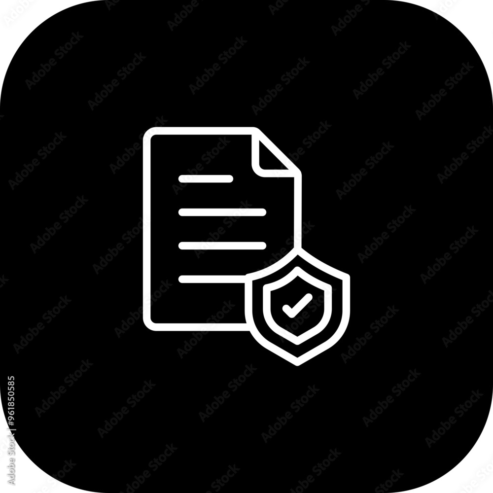 Protected File Vector Icon Design Protected File Vector Icon Design