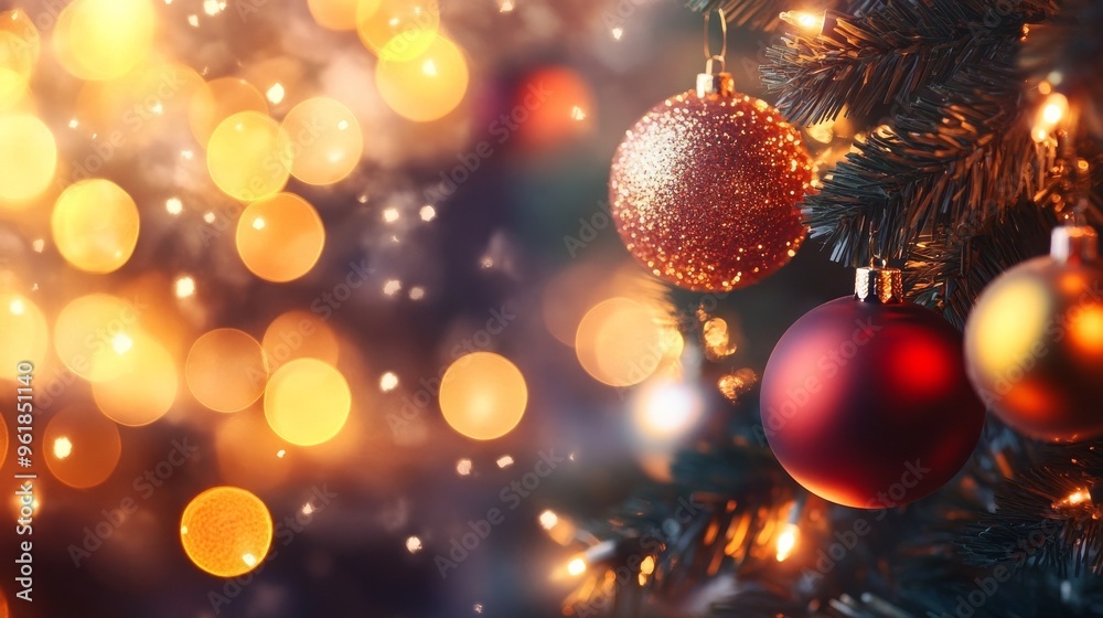 Bokeh Christmas night background Bokeh Christmas night background