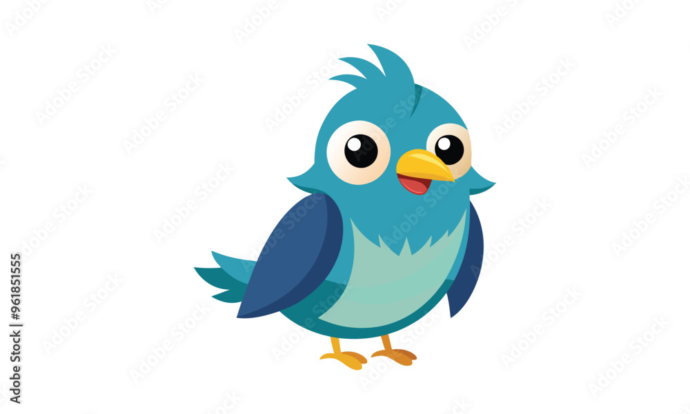 bird Illustration with white background