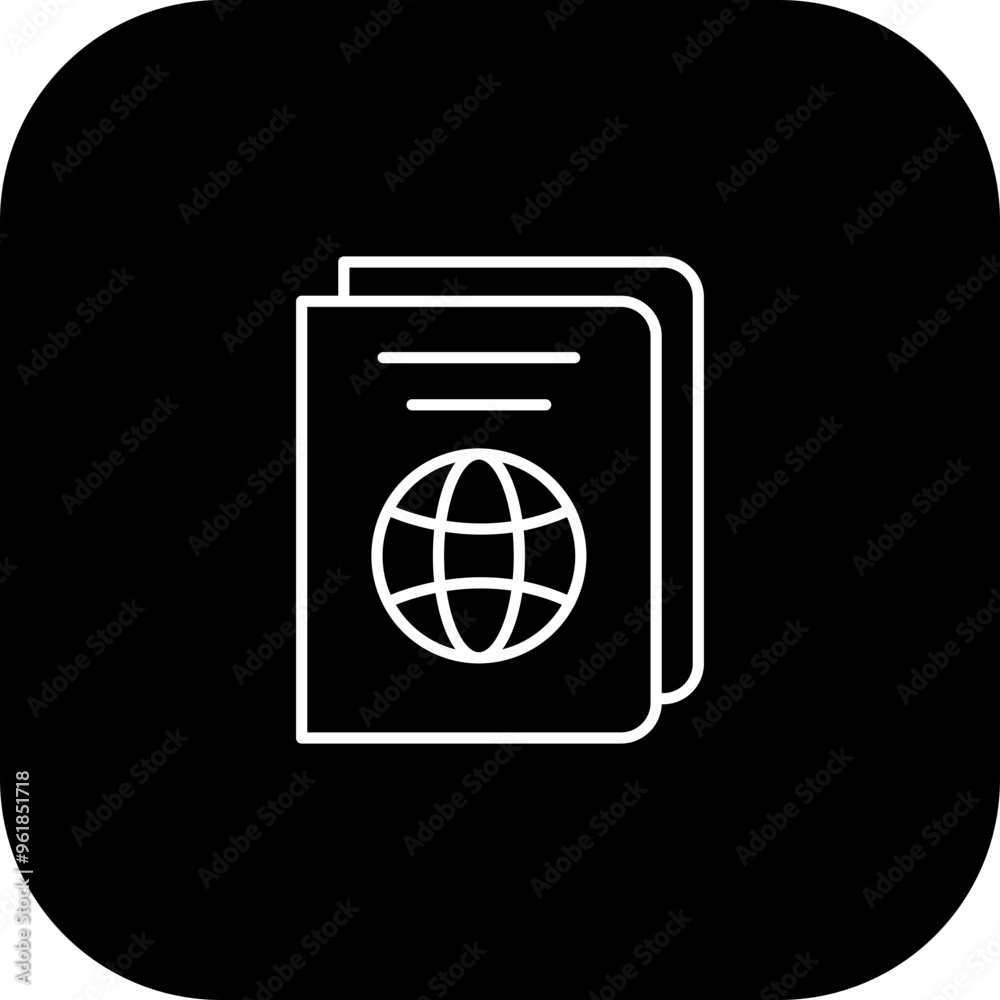 Passport Vector Icon Design