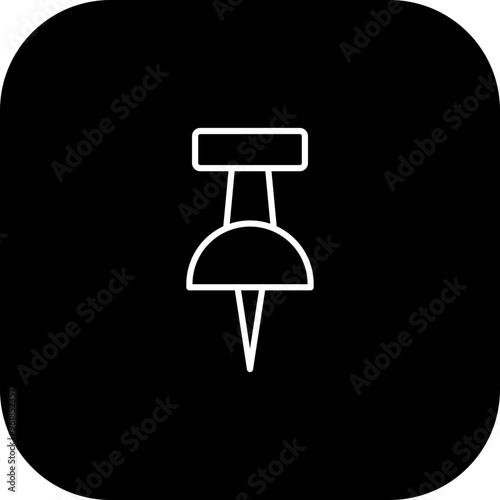 Pin Vector Icon Design