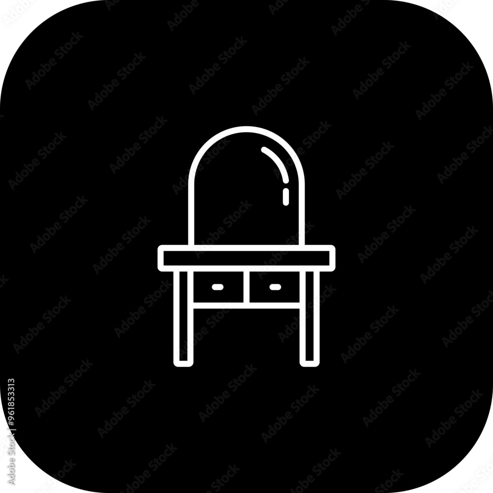 Dresser Vector Icon Design Dresser Vector Icon Design