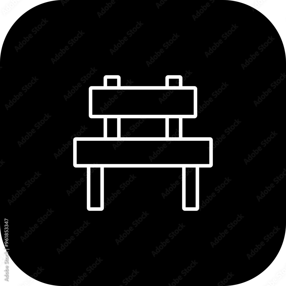 Bench Vector Icon Design Bench Vector Icon Design
