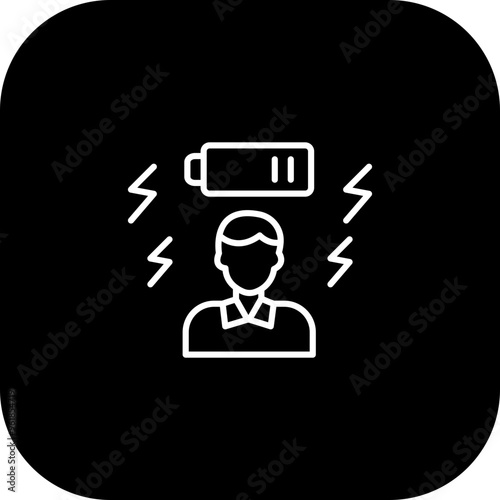 Tired Vector Icon Design