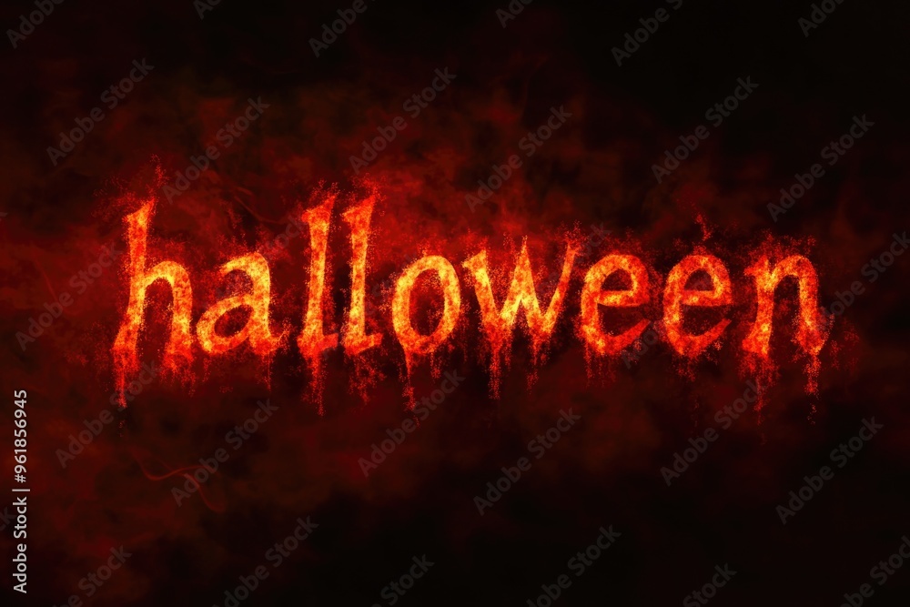 The image is a fiery, glowing text that says The image is a fiery, glowing text that says