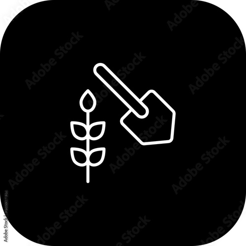Hoe Vector Icon Design