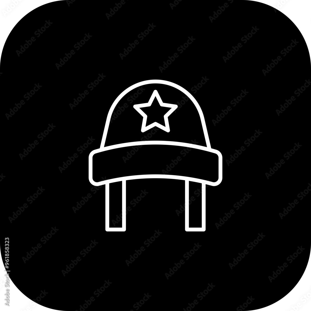 Helmet Vector Icon Design