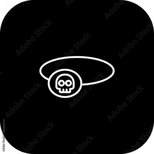 Eyepatch Vector Icon Design