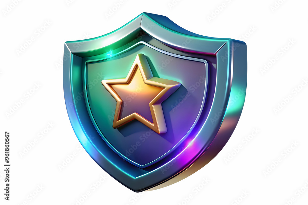 3D Glossy Holographic Flag and Sword Icon with Ample Copy Space for Hari Pahlawan Tribute - Striking Image on White Background 3D Glossy Holographic Flag and Sword Icon with Ample Copy Space for Hari Pahlawan Tribute - Striking Image on White Background