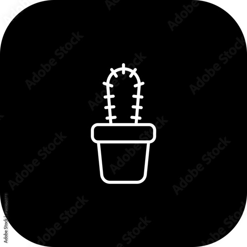 Cactus Vector Icon Design