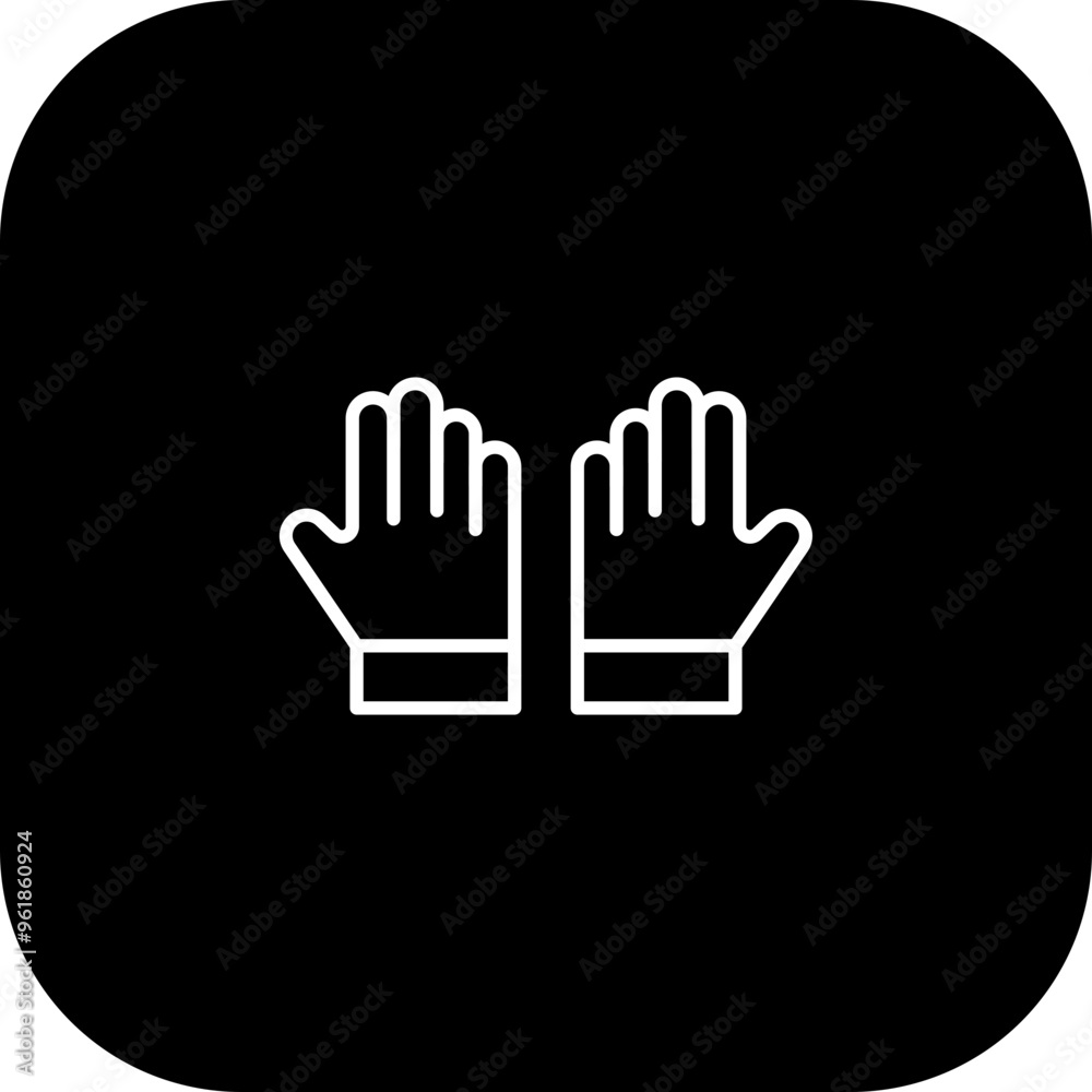 Gloves Vector Icon Design Gloves Vector Icon Design