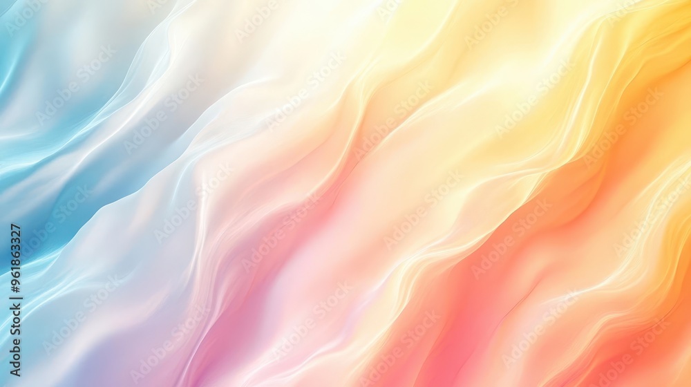 Light, creamy gradient with soft, flowing transitions of color Light, creamy gradient with soft, flowing transitions of color