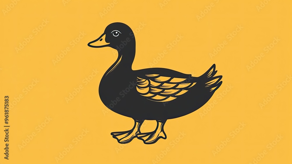 A duck icon with webbed feet, symbolizing waterfowl farming. A duck icon with webbed feet, symbolizing waterfowl farming.