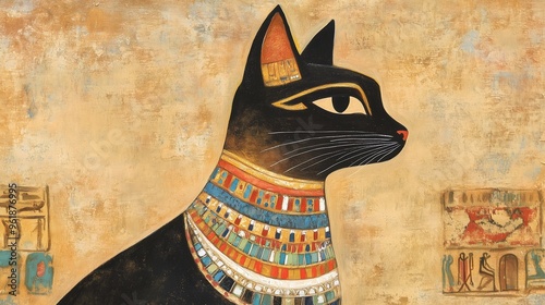 Egyptian Cats Art