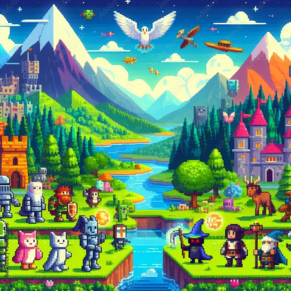 Video games background
Video games background