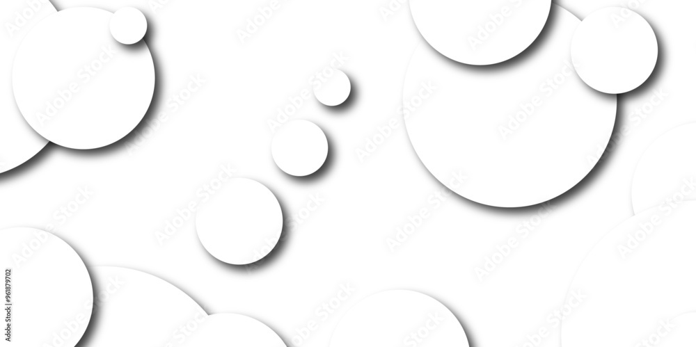Abstract white background with circle. Clean and simple pattern for business template. geometric minimal shapes background illustration abstract modern. Abstract white banner design background .