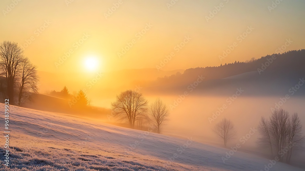 sunrise in the fog sunrise in the fog
