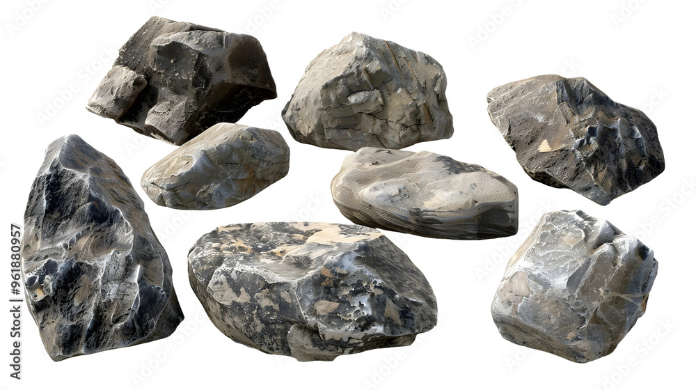 Tranquil Rock Formation Collection in Beige - 3D Render Cutout Nature Rocks for Added Serenity and Depth Tranquil Rock Formation Collection in Beige - 3D Render Cutout Nature Rocks for Added Serenity and Depth
