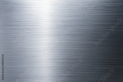 Smooth brushed metal surface with a sleek appearance, ideal for backgrounds, textures, and industrial designs.