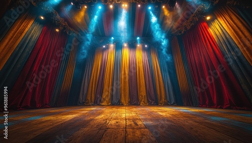 Curtains Stage Theater Performance