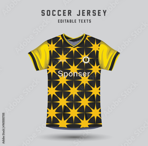 Soccer Jersey design for sublimation