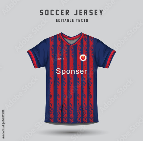 Soccer Jersey design for sublimation