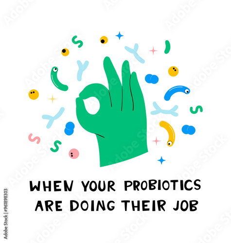 Probiotic Boost for a Healthy Gut and Positive Vibes