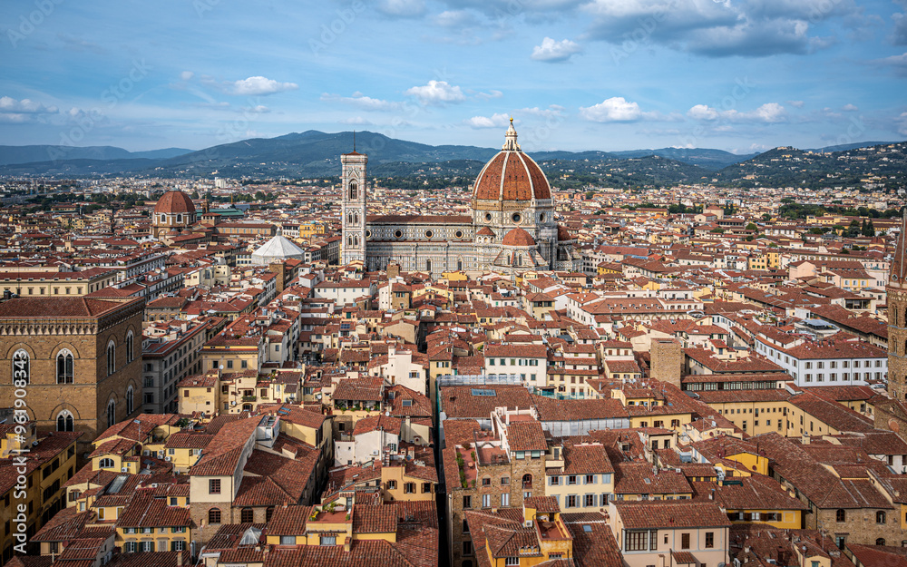 Fototapeta premium panorama of florence italy