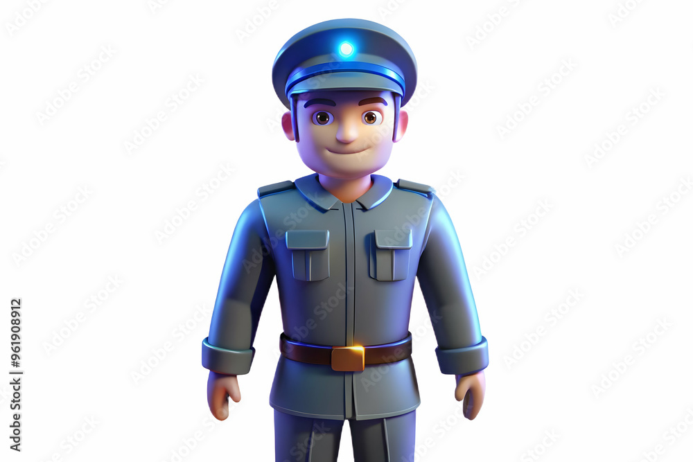 Flat Glowing Silhouette of Soldier Against Abstract Colorful Background - Digital Art Symbolizing Bravery and Honor for Hari Pahlawan Flat Glowing Silhouette of Soldier Against Abstract Colorful Background - Digital Art Symbolizing Bravery and Honor for Hari Pahlawan
