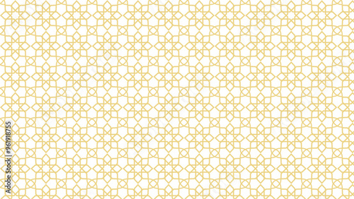 A background with golden oriental pattern
