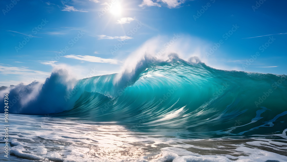 Fototapeta premium Ocean Wave Image
