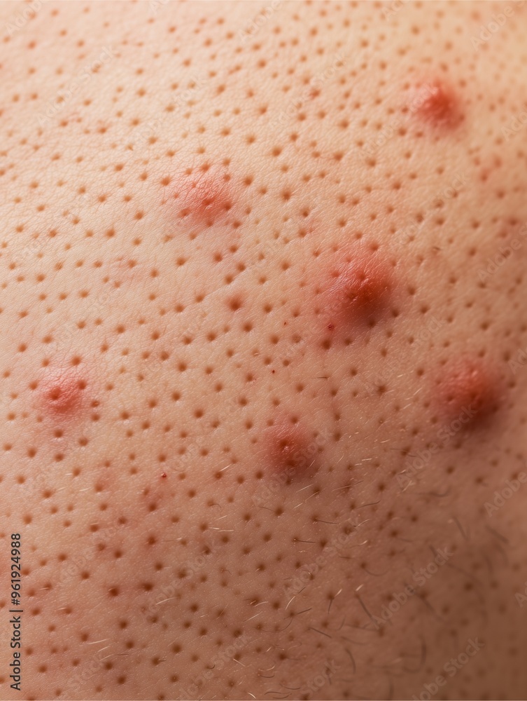 Fototapeta premium Skin Conditions: Bacterial and Viral Infections in Detail
